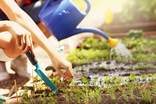 Customer complaint process for garden maintenance services