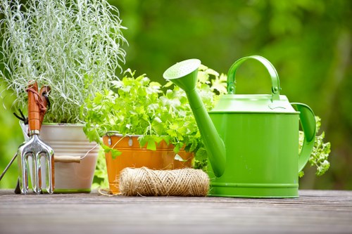 Soft landscaping and seasonal planting in a Chelsfield garden